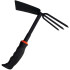 Dvipusė rankinė sodo motika su trimis nagais, 27 cm