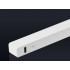 USB RGB LED šviesos juosta, reaguojanti į garsą, 18 režimų, balta, 181 × 16 × 18 mm