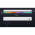 USB RGB LED šviesos juosta, reaguojanti į garsą, 18 režimų, balta, 181 × 16 × 18 mm