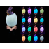 Dinozauro triceratopo kiaušinio formos naktinė LED RGB lempa vaikams