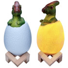 LED naktinė lemputė „Dinozaurų kiaušinis“ vaikams, RGB