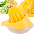 Rankinė citrusinių vaisių sulčiaspaudė, geltona, 50 ml, 12,5 × 8 cm