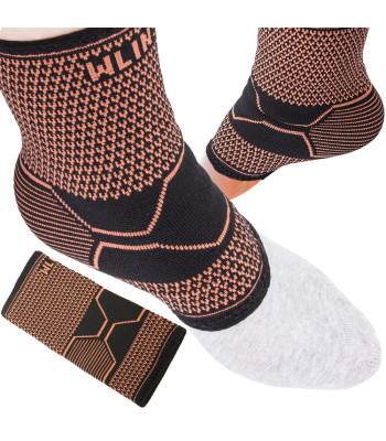 Elastinis čiurnos įtvaras sportui ir kasdienai, 27170, 22–24 cm