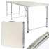 Sulankstomas turistinis ir sodo stalas lagaminas 180 × 60 cm