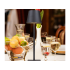 Jutiklinė belaidė LED naktinė stalinė lempa, juoda, 38 cm