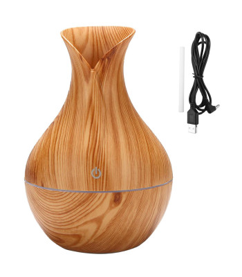 Oro drėkintuvas ir aromaterapinis difuzorius su RGB apšvietimu, USB, 200 ml, 15 × 10 cm