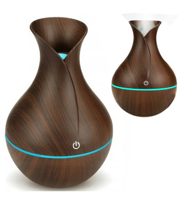 Oro drėkintuvas ir aromaterapinis difuzorius su RGB apšvietimu, USB, 200 ml