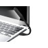 Lanksti silikoninė USB lemputė kompiuteriui, 6 LED, juoda, 16,7 × 1,8 cm