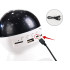 Žvaigždžių projektorius – naktinė LED lempa su „Bluetooth“ garsiakalbiu, USB jungtimi, 11 × 13 cm