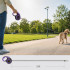 Automatinis juostinis pavadėlis šuniui su blokatoriumi, violetinis, 5 m, iki 15 kg