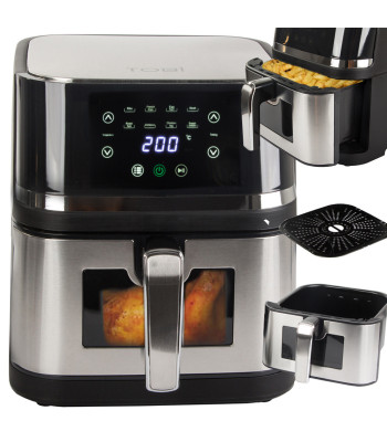 Karšto oro gruzdintuvė, 2400 W, 8 l