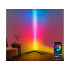 Kampinė pastatoma RGB LED grindų lempa su programėle, 150 cm