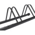 Dviračių stovas 3 dviračiams, juodas, 106,5 × 32,5 × 22,5 cm
