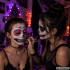 Laikina „Halloween“ tatuiruotė su pabaisos burna ir aštriais dantimis, 12 × 5 cm