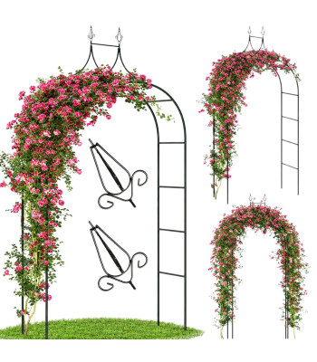 Metalinė sodo pergola – arka vijokliniams augalams, 265 cm