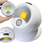 Belaidė LED COB lempa su judesio jutikliu ir magnetiniu pagrindu, 360
