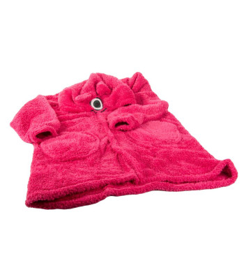 Šiltas, storas oversize džemperis-pledas su gobtuvu, 2 viename, XL