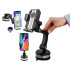 Automobilinis telefono laikiklis su siurbtuku, juodas, 30 cm