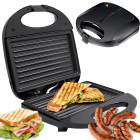 Sumuštinių keptuvė-grilis panini ir tortilijoms su nepridegančia danga, 750W