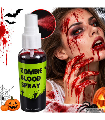 Dirbtinis kraujas purškiklyje – zombių ir vampyrų grimas, 60 ml