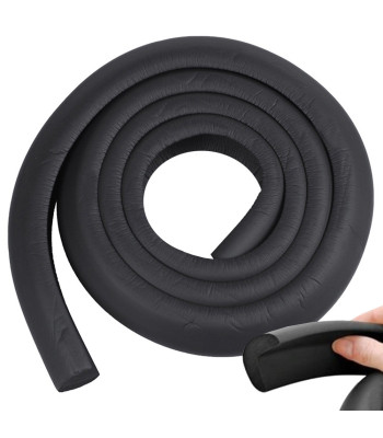 Apsauginė putplasčio juosta baldų kraštams ir kampams, juoda, 2 m