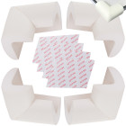 Putplasčio apsaugos baldų kampams, baltos, 4 vnt., 55 mm × 55 mm × 35 mm