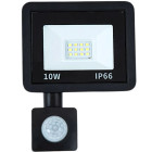 LED lauko prožektorius su judesio ir prieblandos jutikliais, 10 W, 6000 K, IP66