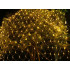 LED šviečianti tinklinė užuolaida, 100 LED, šiltai balta, skirta laukui, 1 × 2 m