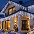Kalėdinė LED šviesų užuolaida-varvekliai, šaltai balta, 500 LED, 20 m