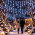 Kalėdinė LED šviesų užuolaida-varvekliai, šaltai balta, 500 LED, 20 m