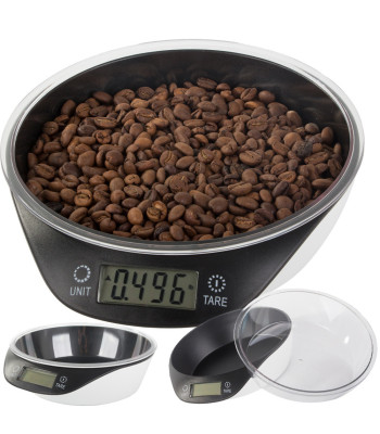 Elektroninės virtuvinės svarstyklės su nuimamu dubeniu, 5 kg / 1 g