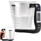 Elektroninės virtuvinės svarstyklės-kubeklis su LCD ekranu, 1 kg / 1 g