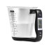 Elektroninės virtuvinės svarstyklės-kubeklis su LCD ekranu, 1 kg / 1 g