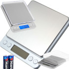 Elektroninės juvelyrinės svarstyklės su LCD ekranu, 500 g, 0,01 g