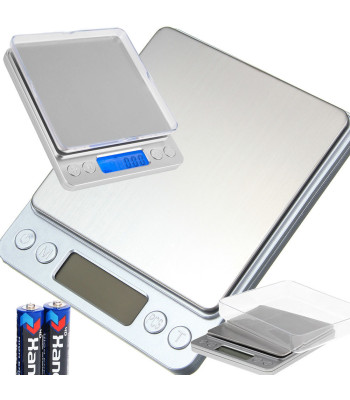 Elektroninės juvelyrinės svarstyklės su LCD ekranu, 500 g, 0,01 g