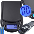 Kišeninės juvelyrinės elektroninės svarstyklės, 500 g / 0,1 g