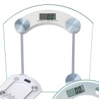 Elektroninės analitinės vonios svarstyklės, skaidrios, su LCD ekranu, 180 kg