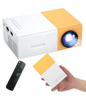 Nešiojamasis projektorius su USB, HDMI ir nuotolinio valdymo pultu, Full HD, YG300, 2025 m.
