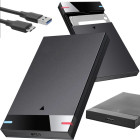 Išorinis HDD ir SSD disko dėklas su USB 3.0 SATA adapteriu, 2,5″