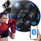 Elektroninis bokso treniruoklis su „Bluetooth“, USB, muzika ir bokso pirštinėmis, 43 cm