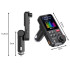 FM Bluetooth siųstuvas su laisvų rankų įranga, USB, QC 3.0, TF, BASS ir LCD, Bluetooth 5.0, 12–24 V