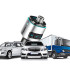 Bluetooth FM siųstuvas ir greitojo įkrovimo automobilinis įkroviklis su 2 USB jungtimis, sidabrinės ir juodos spalvos