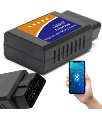 Automobilio diagnostikos skeneris su Bluetooth, ELM 327 OBD2 V2