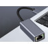 USB-A į Ethernet adapteris, RJ45 LAN tinklo plokštė, 06345, 100 Mb/s