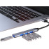 USB šakotuvas, 4 prievadai, USB 3.0 ir USB 2.0, 5 Gb/s, 16mm x 85mm x 8,5mm