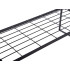 Metalinė vieno lygio virtuvės lentynėlė ir prieskonių laikiklis, juoda, 27218_CZ, 51,5 × 18,5 × 21 cm