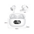 Belaidės į ausis įstatomos Bluetooth ausinės su mikrofonu ir LED įkrovimo dėklu F05