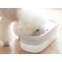 Automatinė fontaninė gertuvė ir maisto dubenėlis katei bei mažam šuniui, 2 viename, USB, 2,5 l, 30,5 × 16,5 × 11 cm