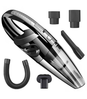 Belaidis rankinis automobilinis dulkių siurblys, įkraunamas per USB, 120 W