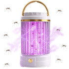 Akumuliatorinė UV LED lempa nuo uodų ir kitų vabzdžių, pakabinama, 2 režimų
